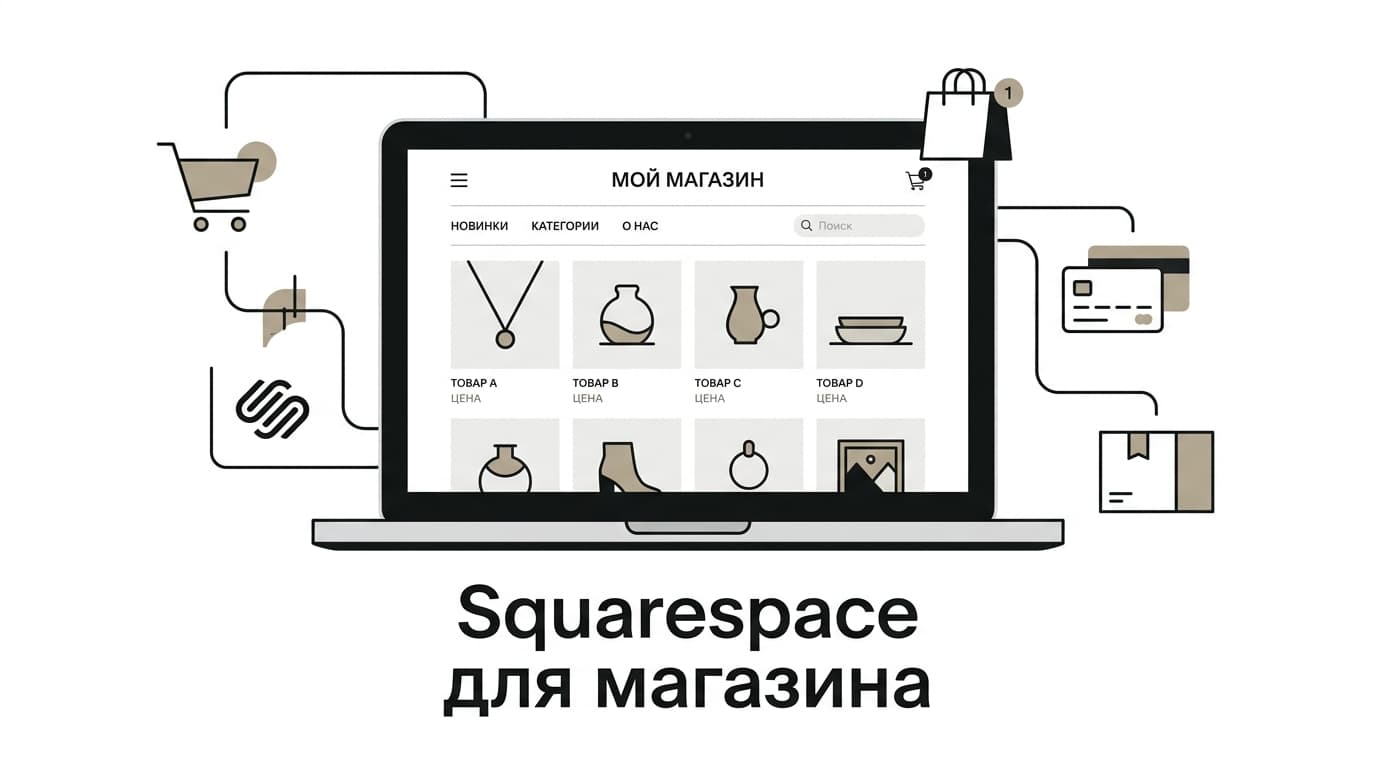 Squarespace для интернет-магазина: тарифы, товары и подводные камни