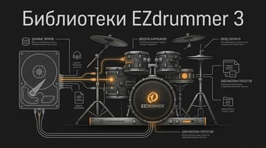 EZdrummer 3: как добавить библиотеку и не потерять её после переезда на другой диск