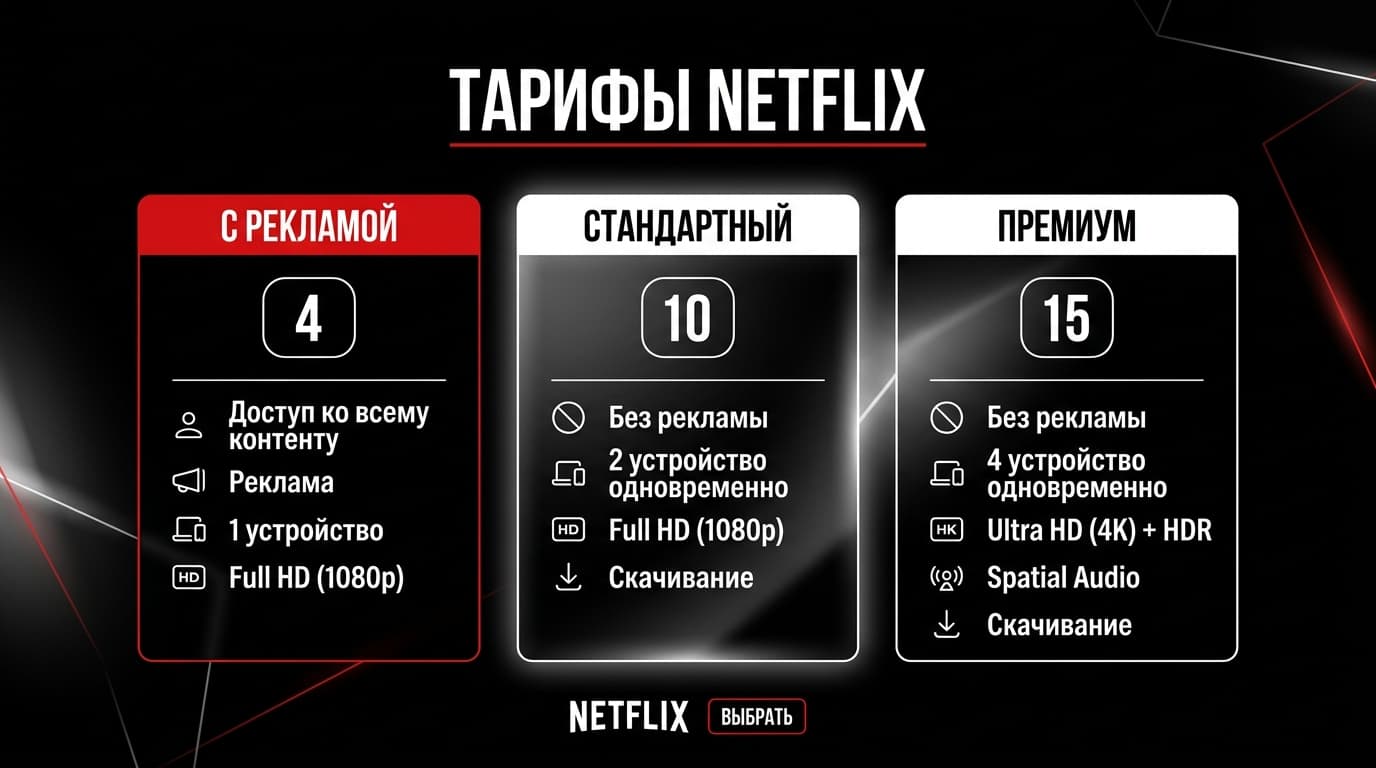 Как оплатить подписку Netflix из России в 2026 году — фото 1