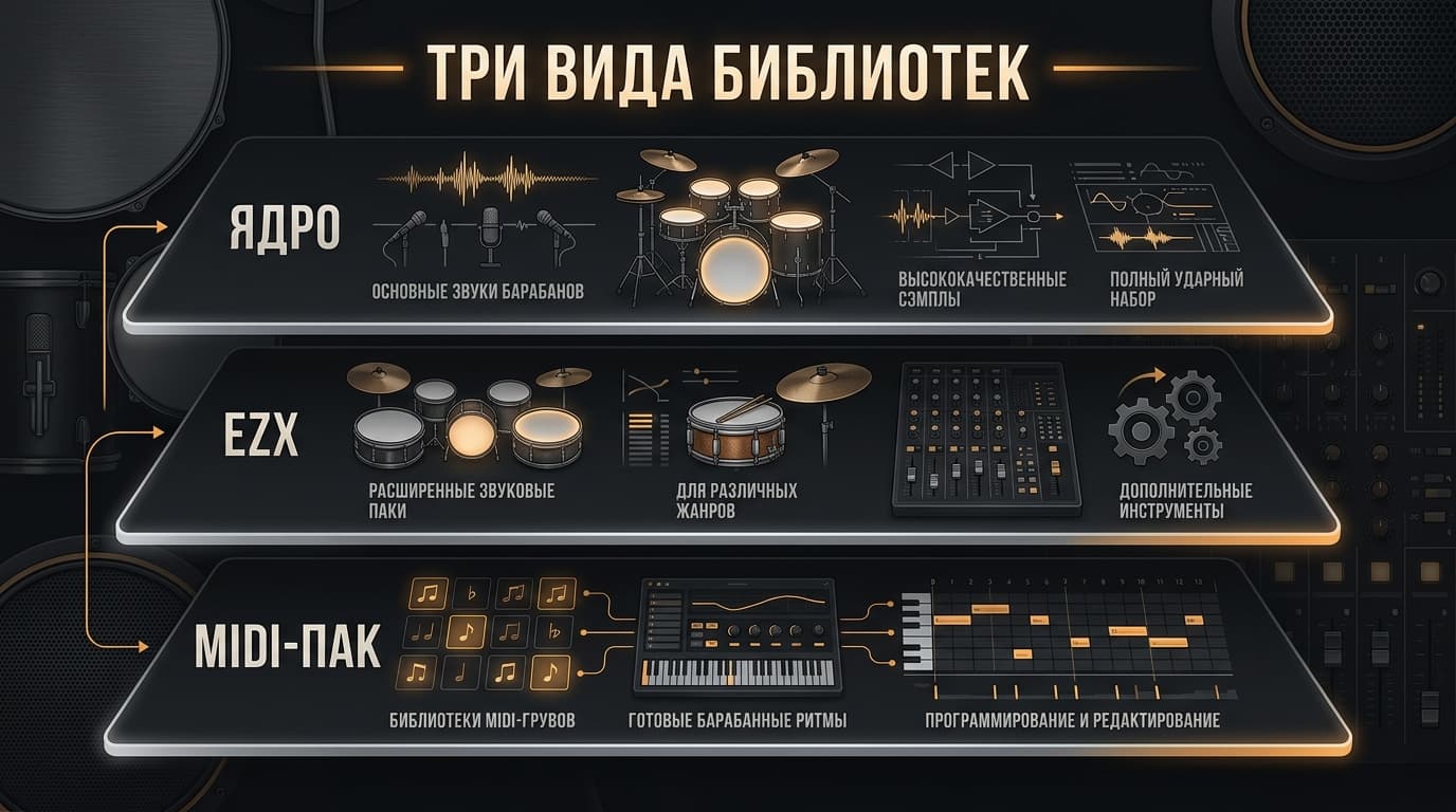 EZdrummer 3: как добавить библиотеку и не потерять её после переезда на другой диск — фото 1