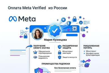 Как оплатить Meta Verified из России в 2026 году: галочку в Instagram и Facebook без зарубежной карты