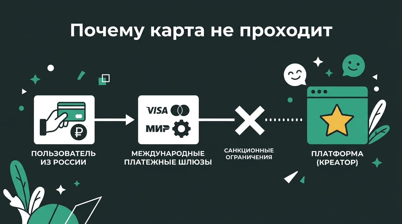 SubscribeStar: как оплатить подписку из России в 2026 году — фото 1