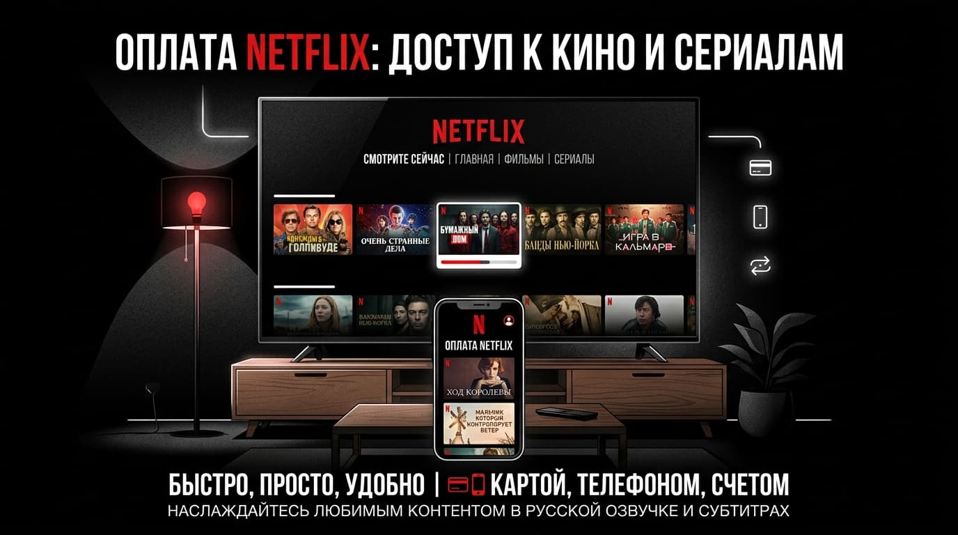 Как оплатить подписку Netflix из России в 2026 году