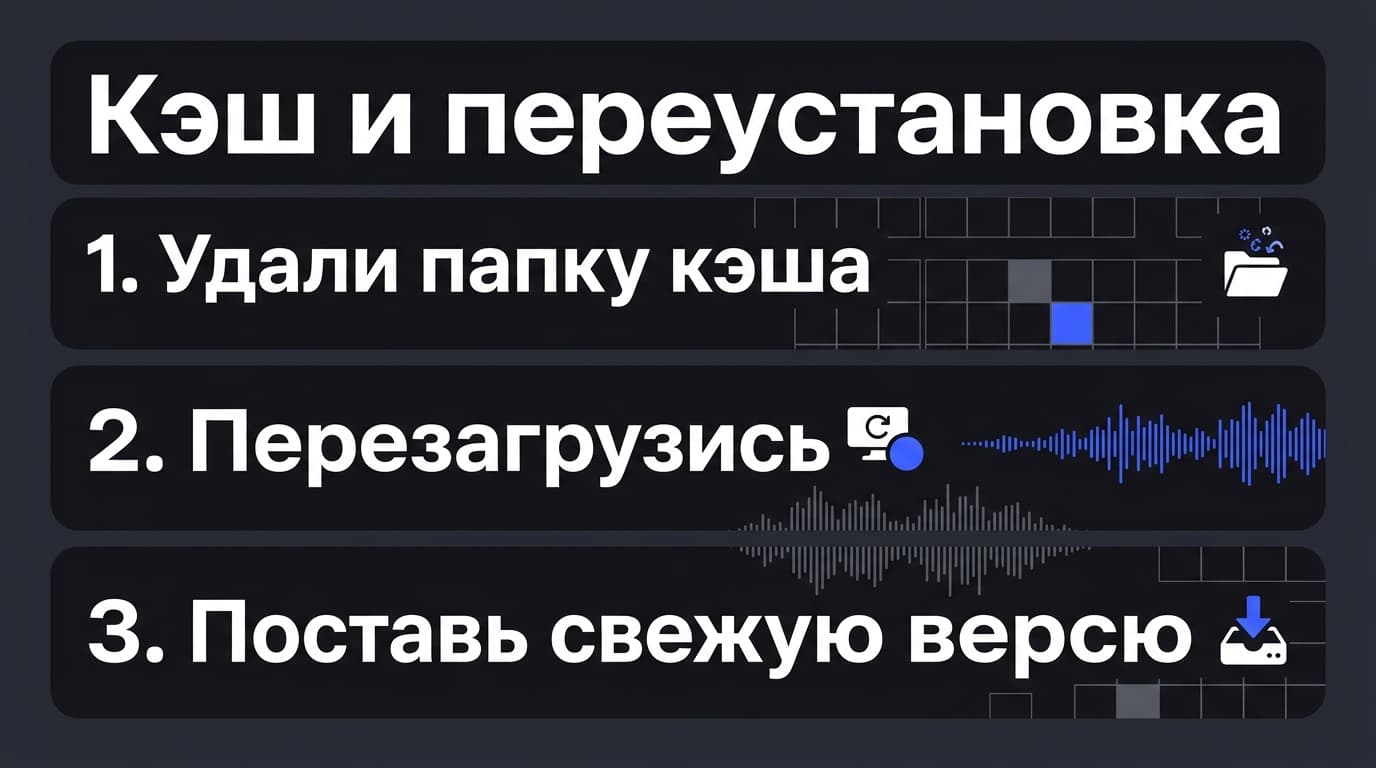Splice завис и ничего не грузит: разбираю причины и чиню по шагам — фото 2