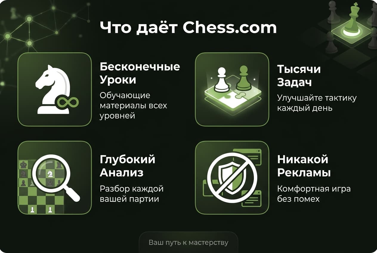 Как оформить подписку Chess.com из России в 2026 году: без зарубежной карты — фото 1