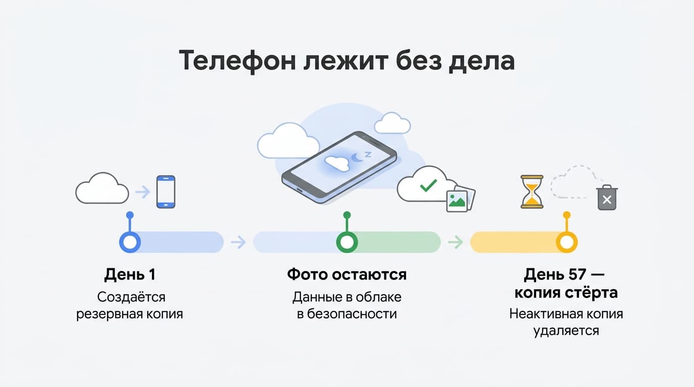Что такое резервное копирование от Google One: что попадает в копию, сколько она живёт и как её вернуть — фото 5