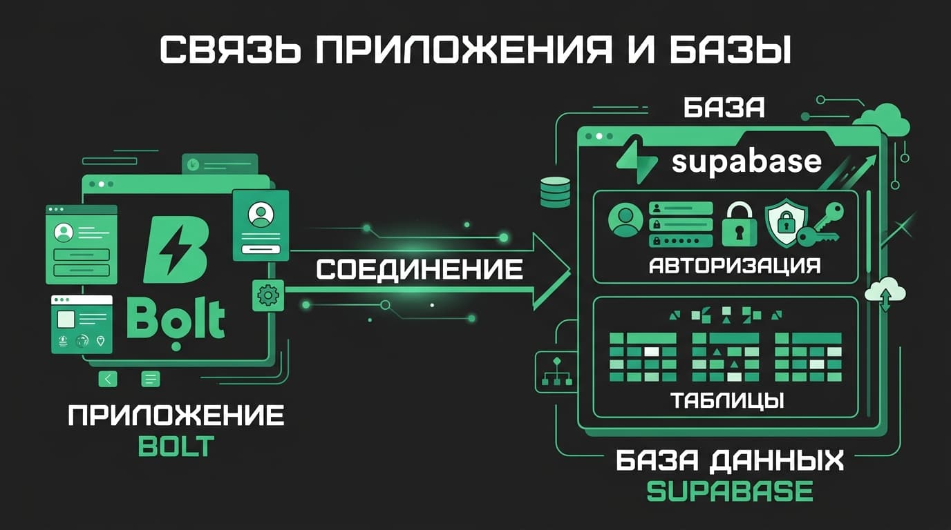 Подключаем Supabase к проекту в Bolt: инструкция от прототипа до рабочего бэкенда — фото 1