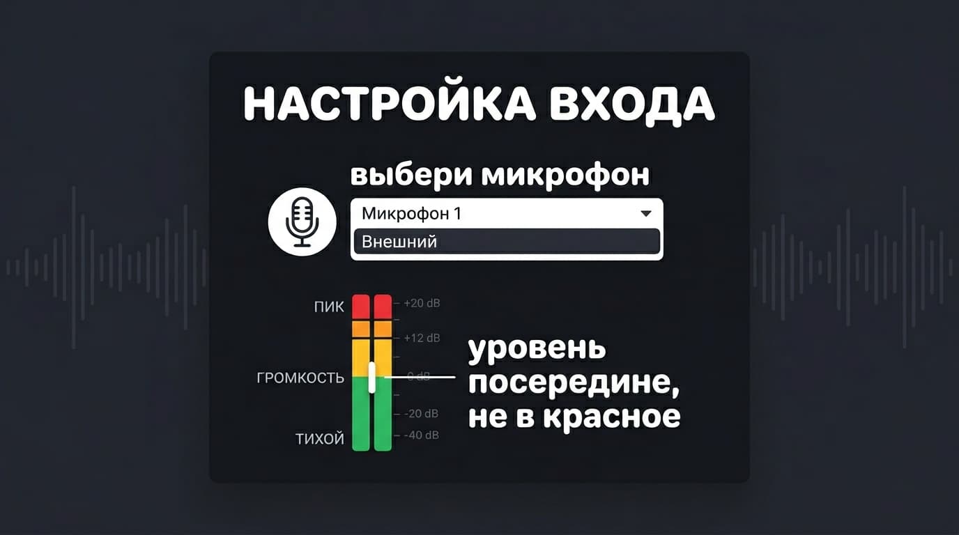 Как записать чистый вокал в BandLab: настройка микрофона и входа — фото 1