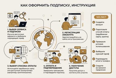 Как оформить подписку из России в 2026 году: пошаговая инструкция