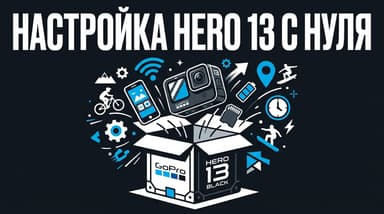 Как настроить GoPro Hero 13 в России: от распаковки до первого ролика