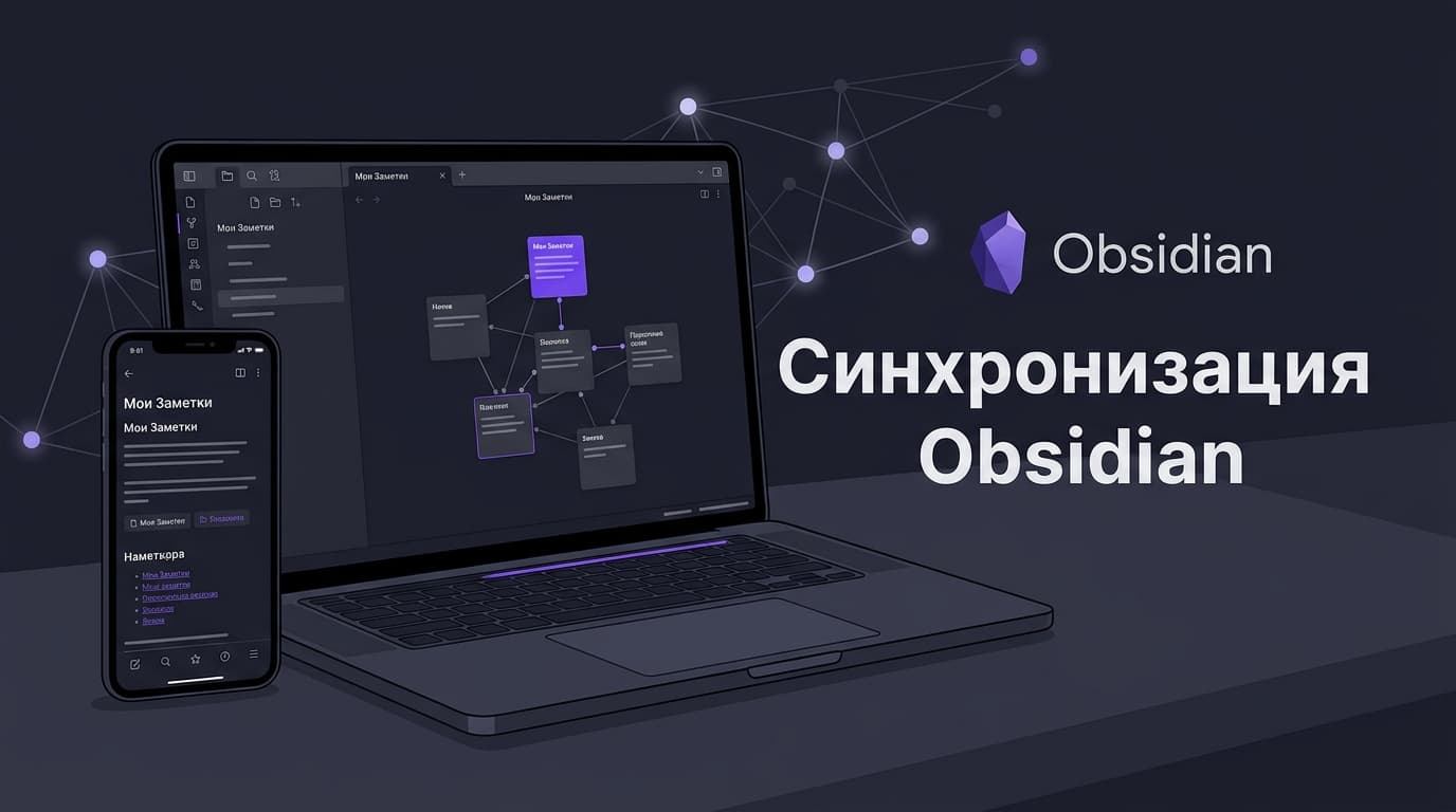 Как синхронизировать Obsidian между компьютером и телефоном: разбираем все способы