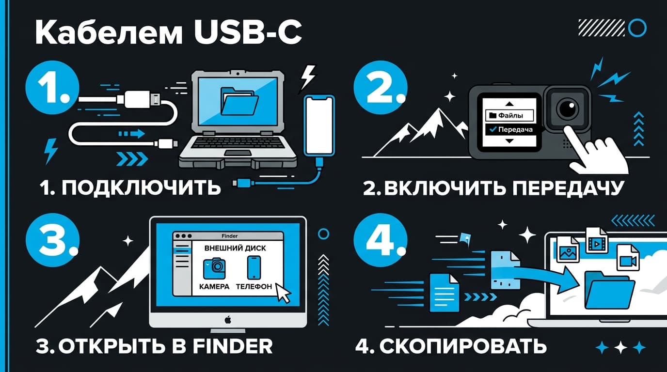 Как подключить GoPro к MacBook: три способа перенести и смонтировать — фото 2