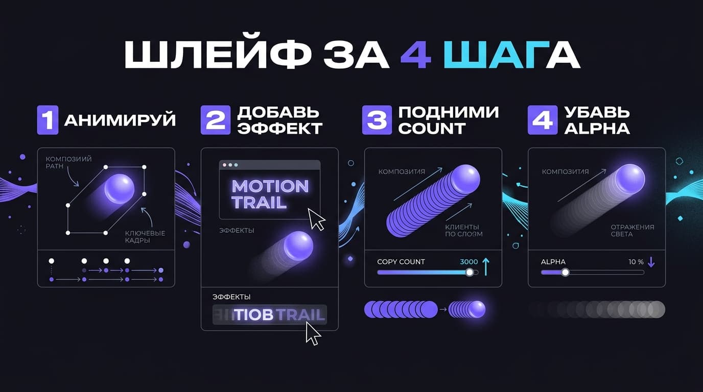 Как делать раздвоение в Alight Motion: шлейф из копий, двойник в кадре и глитч по каналам — фото 2