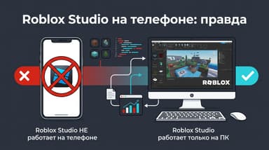 Можно ли поставить Roblox Studio на телефон: честное расследование
