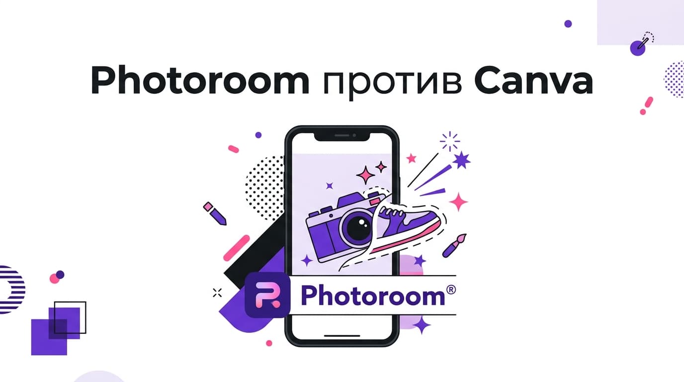 Photoroom против Canva: что выбрать под товарные фото и дизайн в 2026