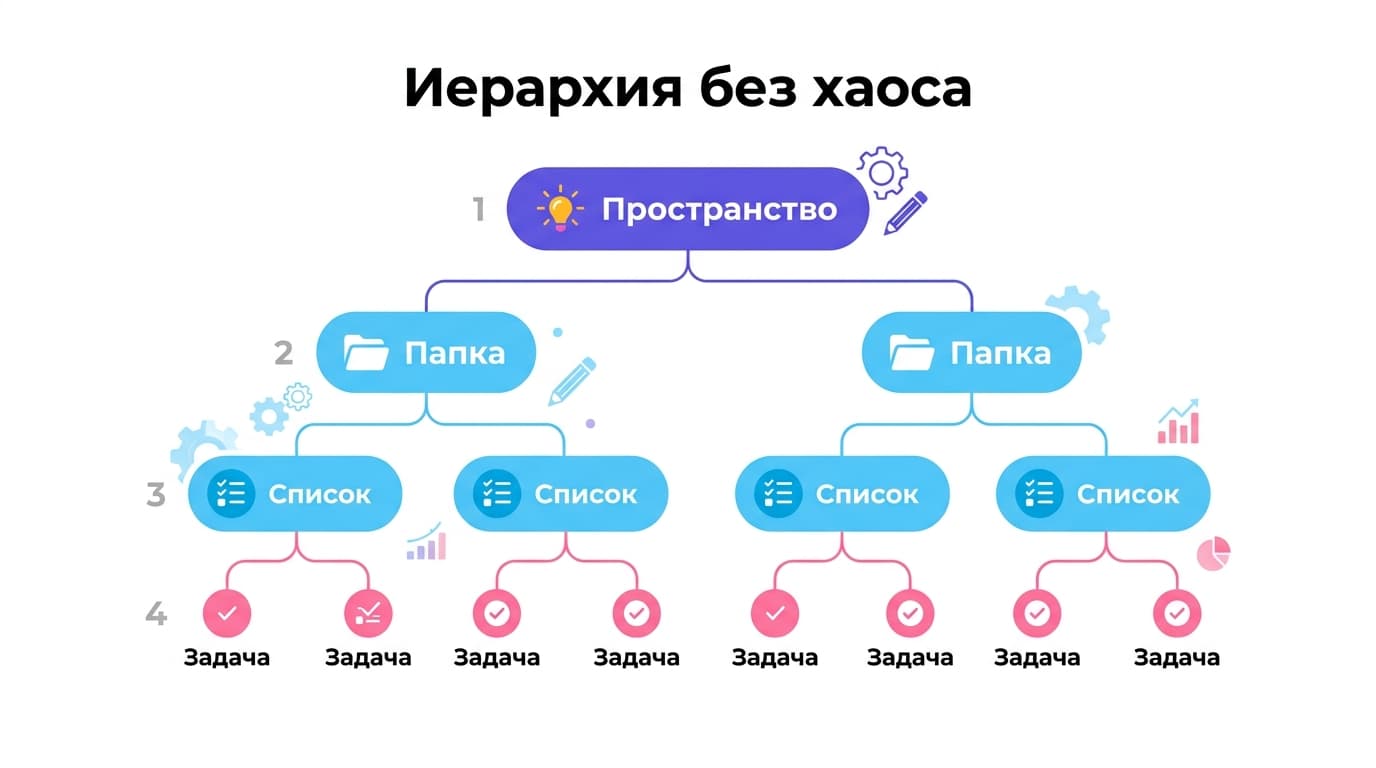 Как улучшить навыки работы с ClickUp: от горячих клавиш до первых автоматизаций — фото 4