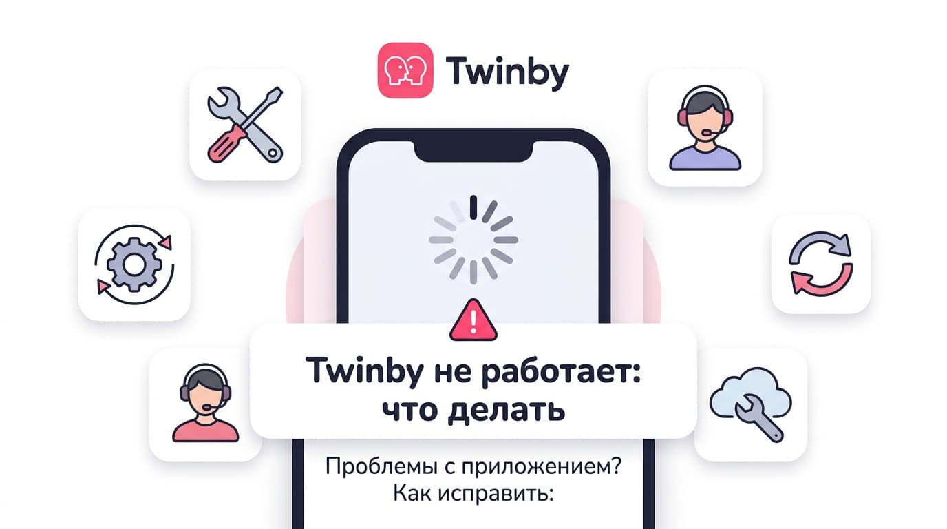 Twinby не работает: что сломалось на самом деле и что чинится за пять минут