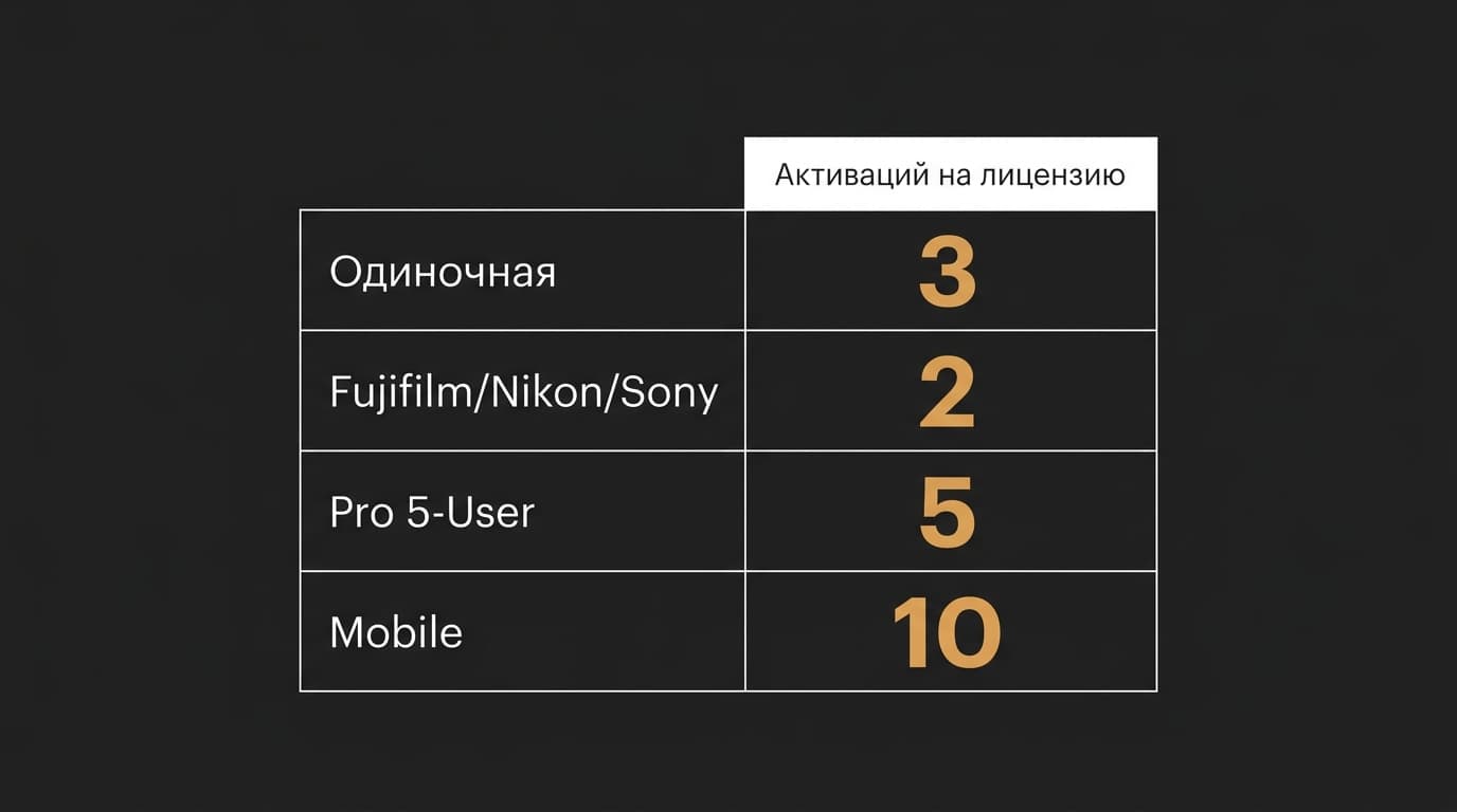 Как использовать подписку Capture One на другом компьютере: три активации и перенос лицензии — фото 8