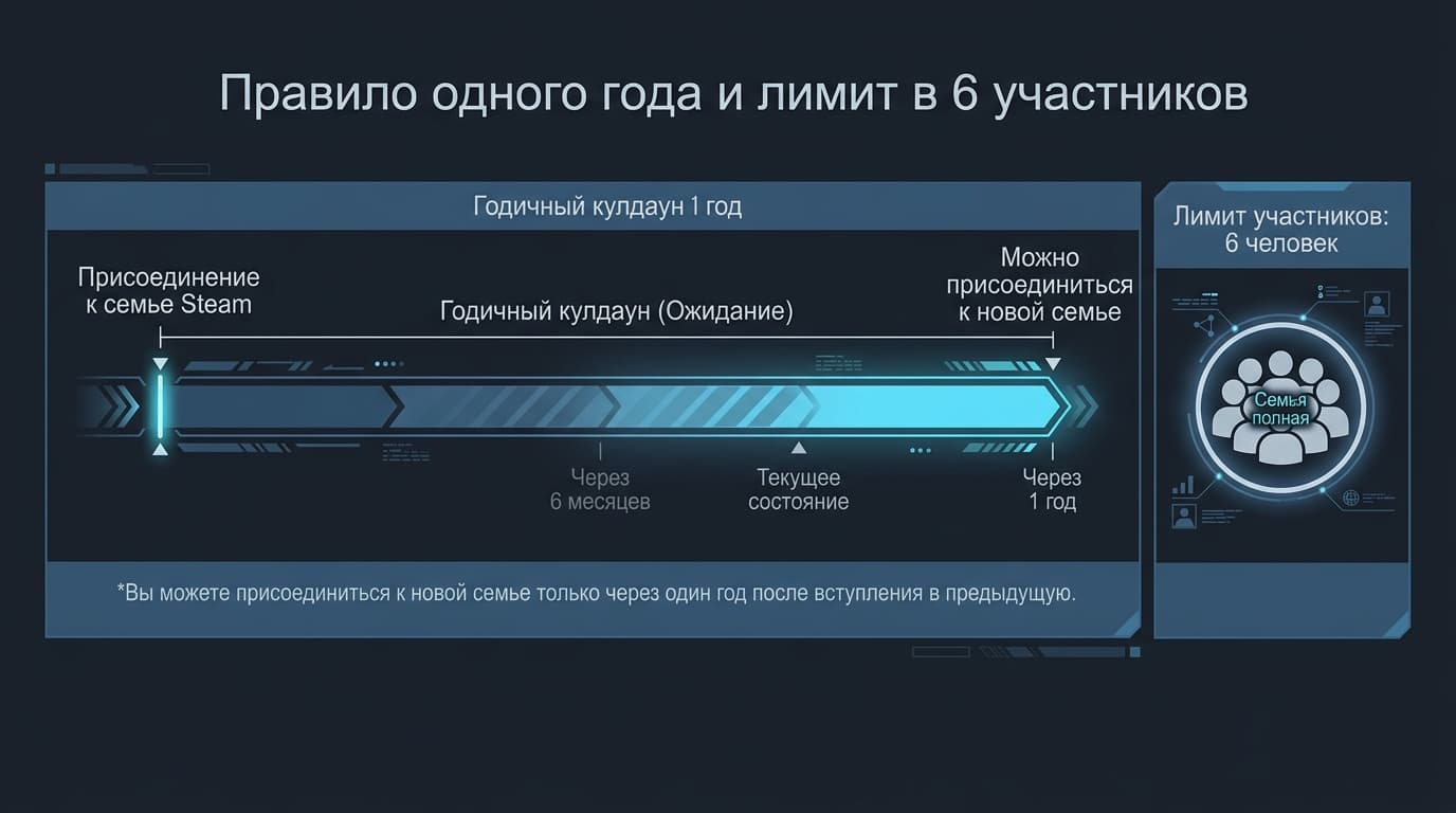 «Ваша активность в Steam не указывает, что вы живёте вместе»: разбираем ошибку семейной группы и как её закрыть по-честному — фото 6