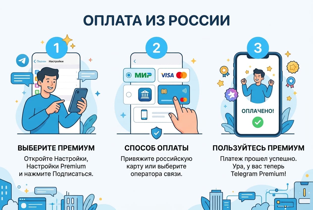 Как оплатить Telegram Premium после блокировки способов оплаты в 2026 году — фото 4