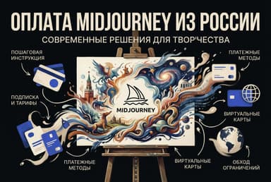 Как оплатить Midjourney из России в 2026 году: генерация картинок без зарубежной карты
