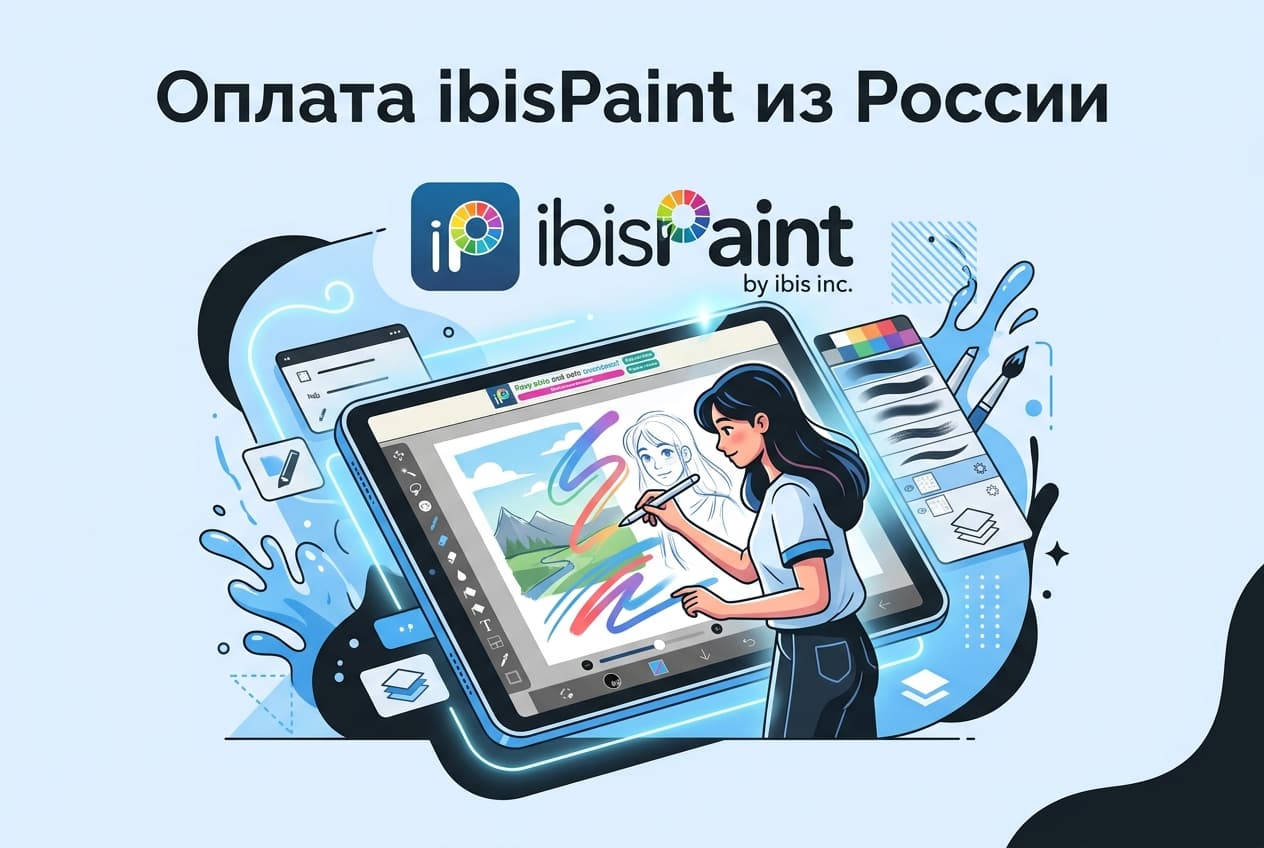 Как оплатить подписку ibisPaint из России в 2026 году: без зарубежной карты