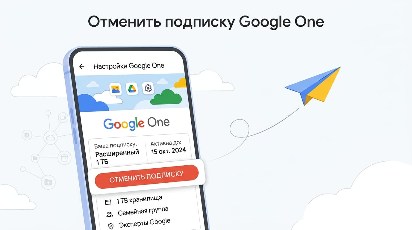 Как отказаться от подписки Google One: пошагово для Андроида и айфона, и что будет с файлами