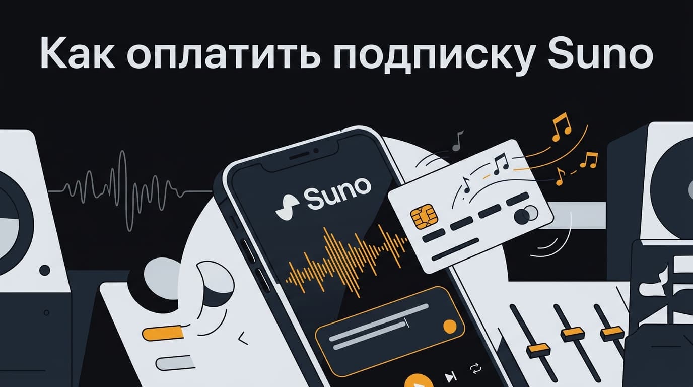 Оплата Suno из России в 2026 году: тарифы, кредиты и рабочие способы