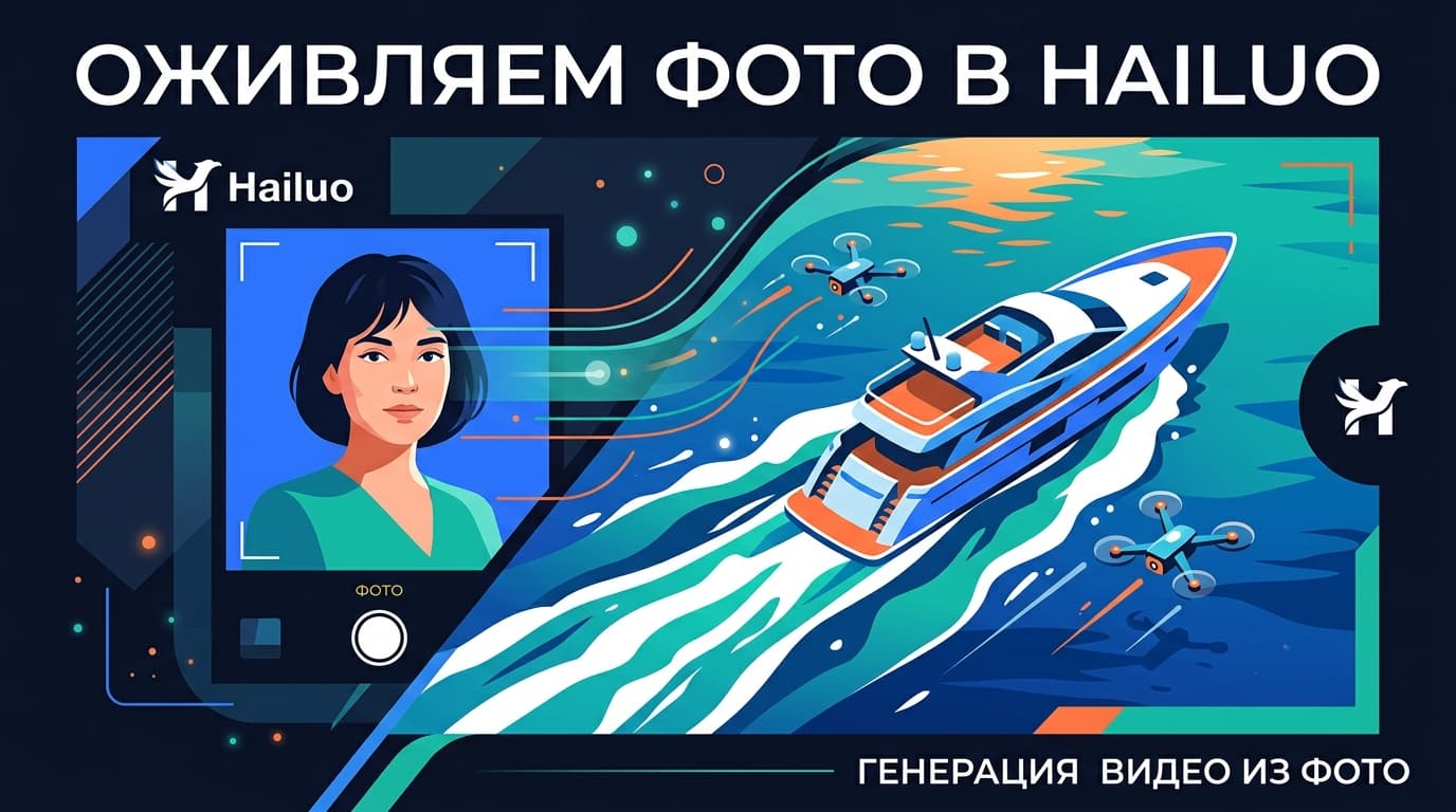 Как оживлять фото в Hailuo: от «дрона с яхты» до Subject Reference — разбор с Хабра
