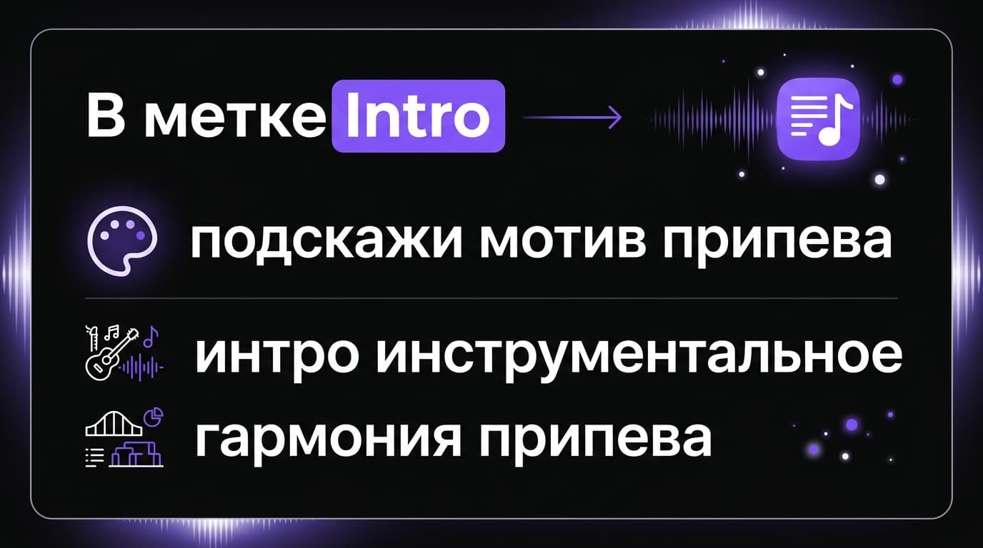 Вступление на мотиве припева в Suno: как связать интро и хук — фото 1