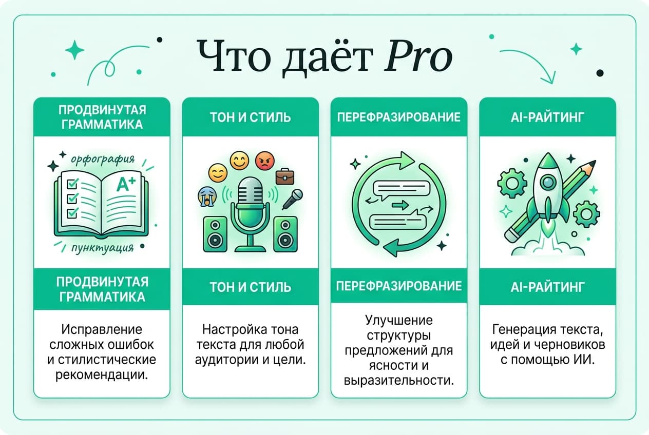 Как оформить подписку Grammarly из России в 2026 году: без зарубежной карты — фото 1
