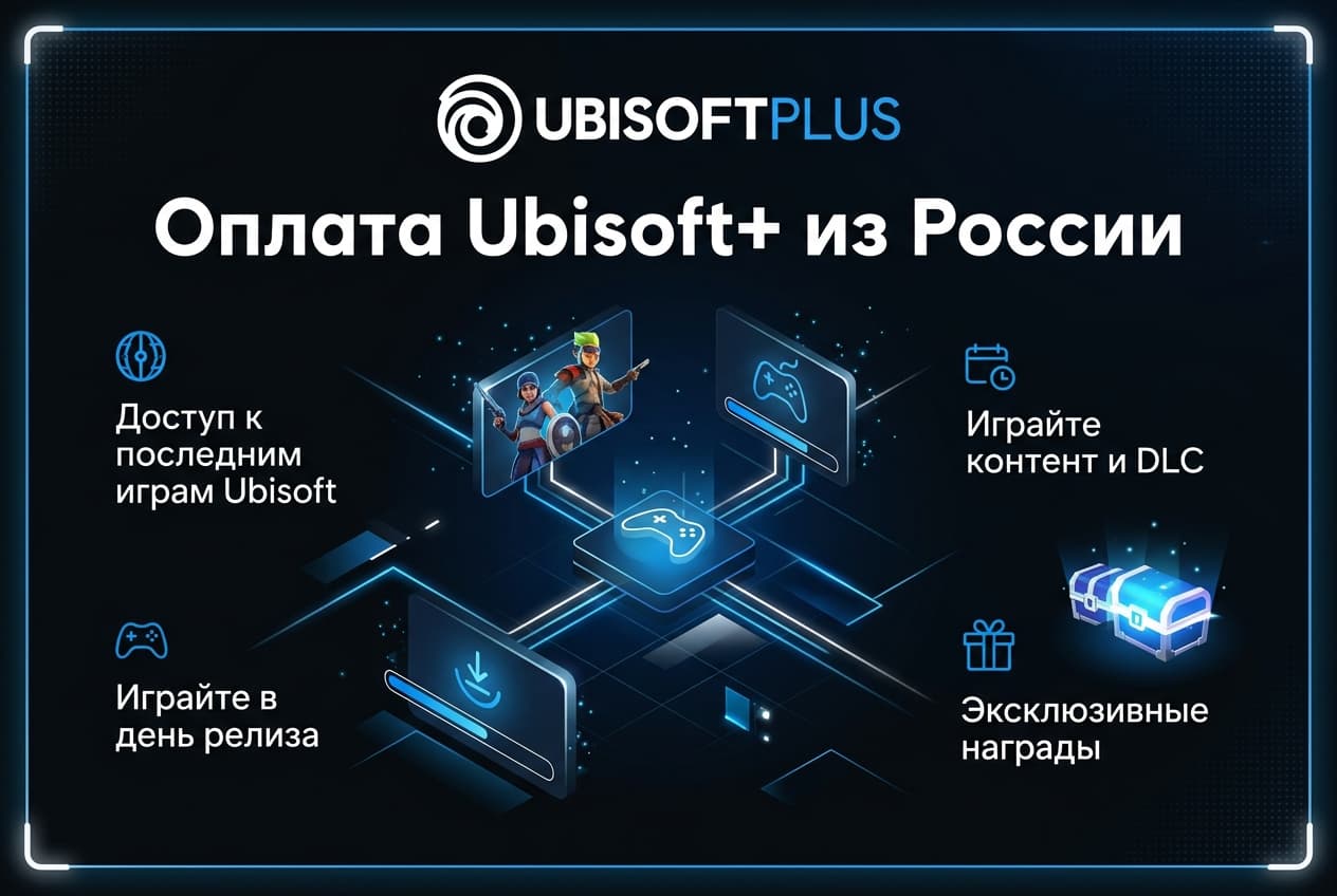 Как оформить подписку Ubisoft+ из России в 2026 году: без зарубежной карты