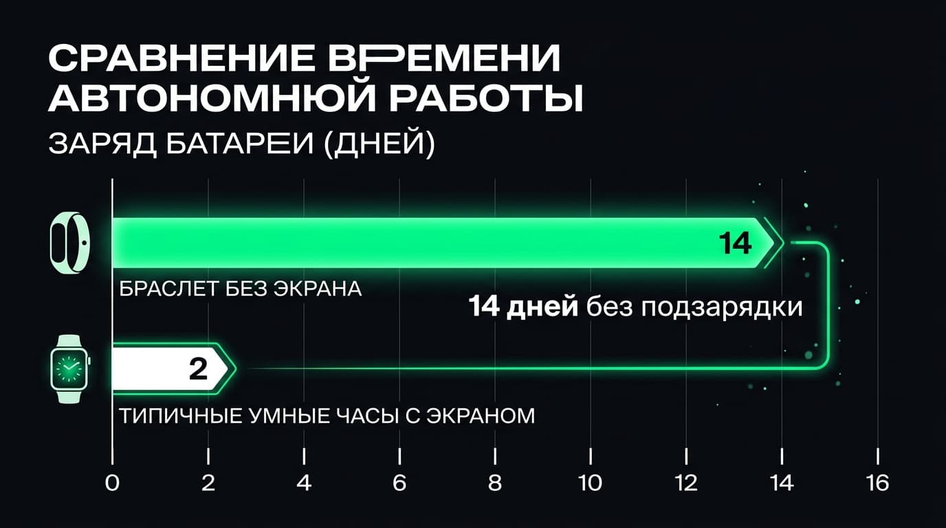 Whoop браслет — что это и почему у него нет экрана — фото 1