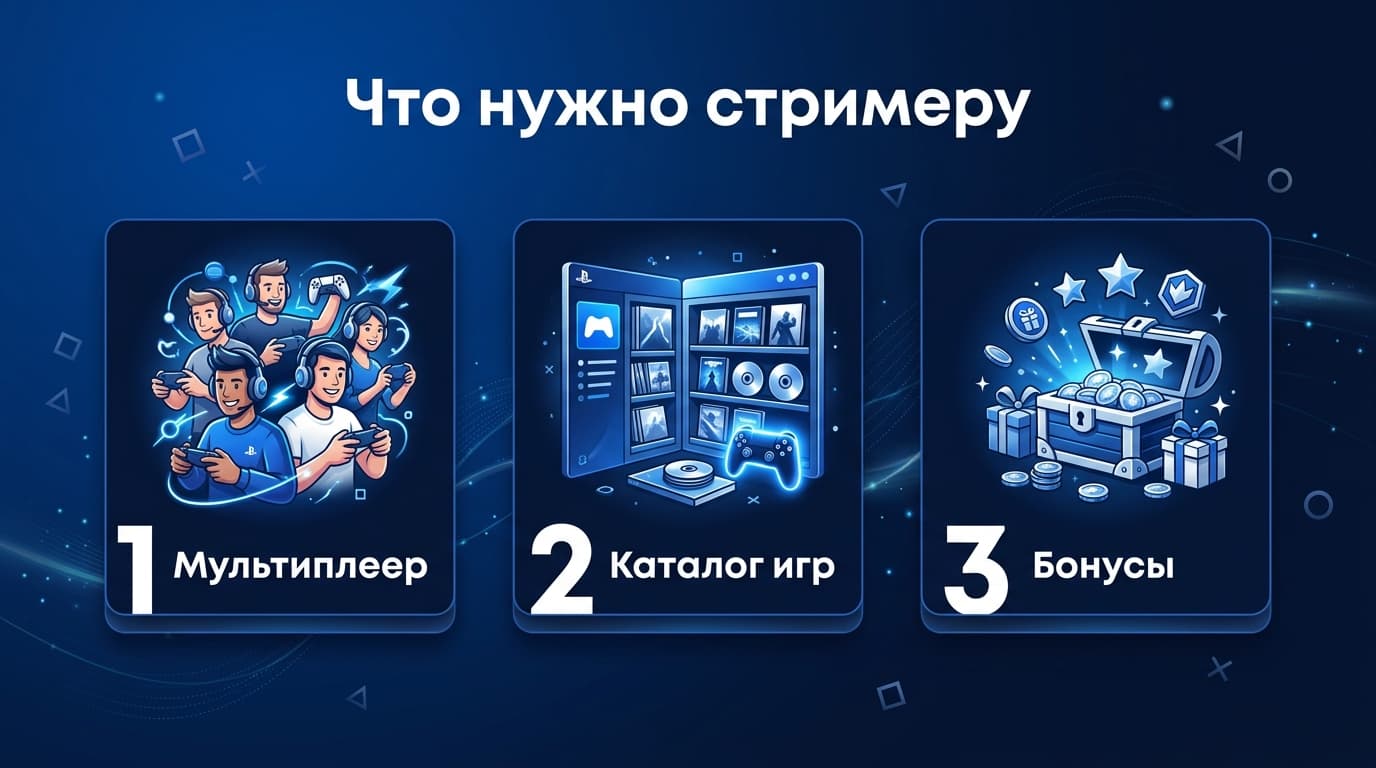 PS Plus для стримеров: какой уровень выбрать и что он даёт — фото 1