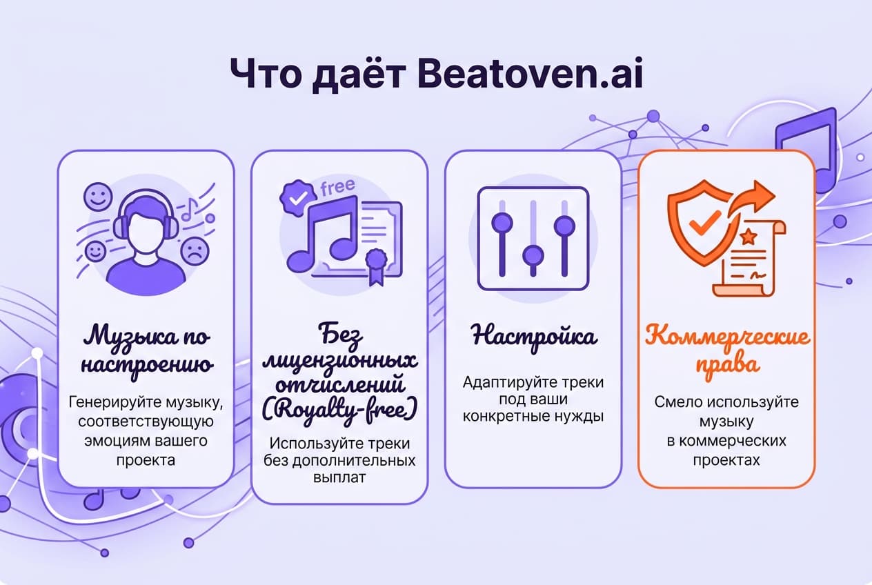 Как оформить подписку Beatoven.ai из России в 2026 году: без зарубежной карты — фото 1