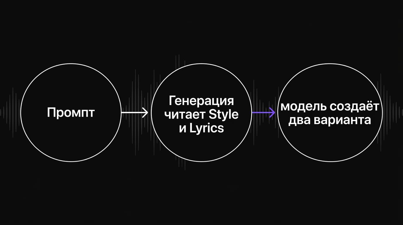 Как устроена генерация музыки в Suno: логика нейросети простыми словами — фото 1