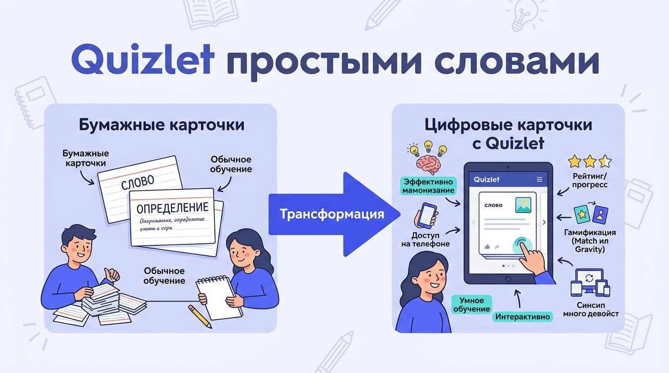 Что такое Quizlet и как им пользоваться: полный разбор для новичка — фото 1