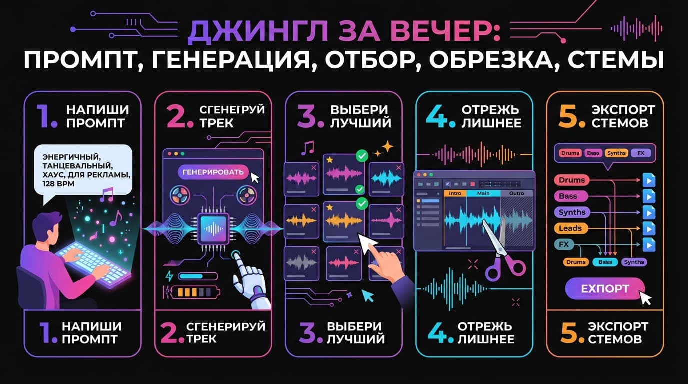 Suno для бизнеса: собираем джингл и звуковой бренд, который можно продавать — фото 3