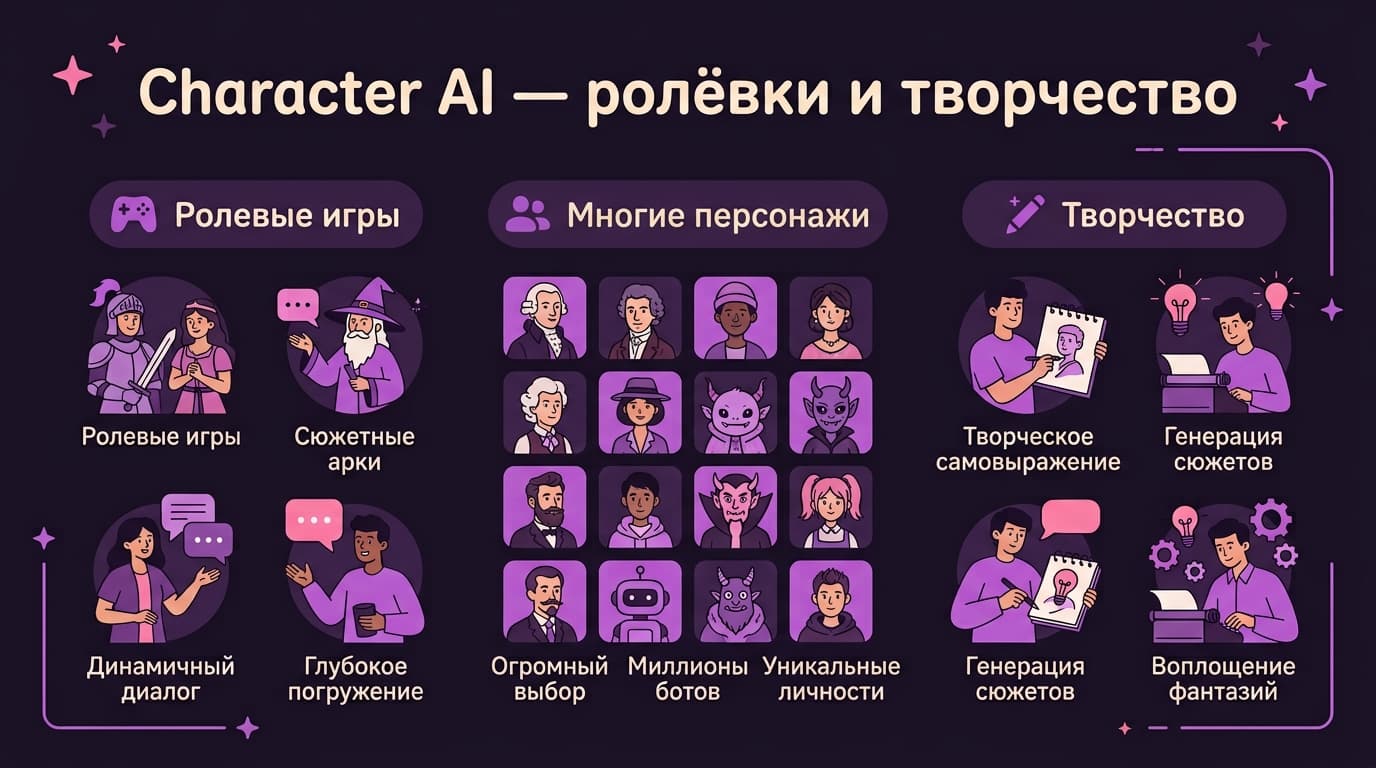 Replika против Character AI: как понять, какой ИИ-собеседник тебе нужен в 2026 — фото 3