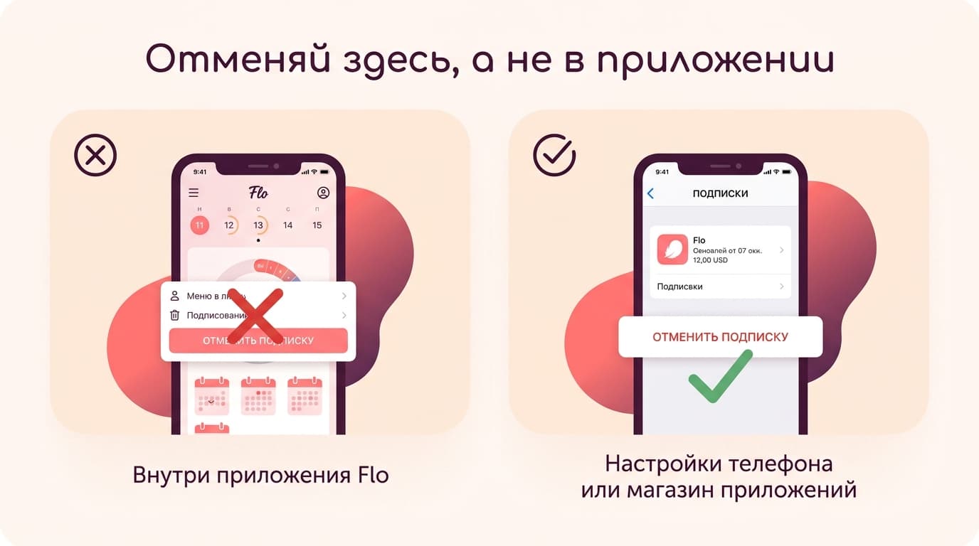 Как оплатить подписку Flo в России: цена Premium и рабочие способы в 2026 году — фото 6