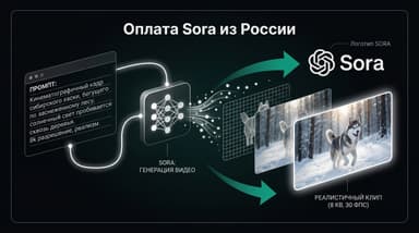 Как оформить подписку Sora из России в 2026 году: без зарубежной карты