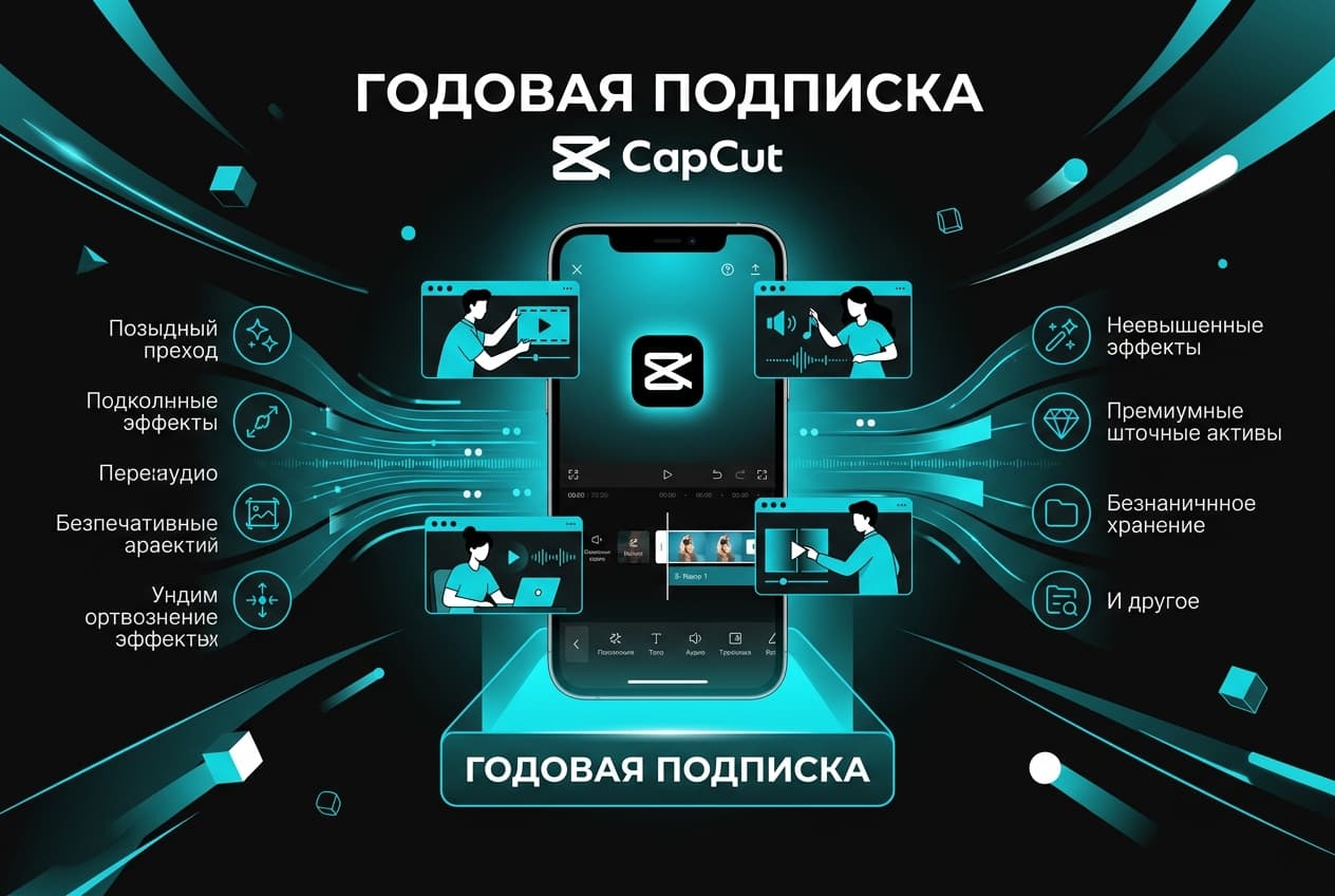 Как оплатить годовую подписку CapCut из России в 2026 году
