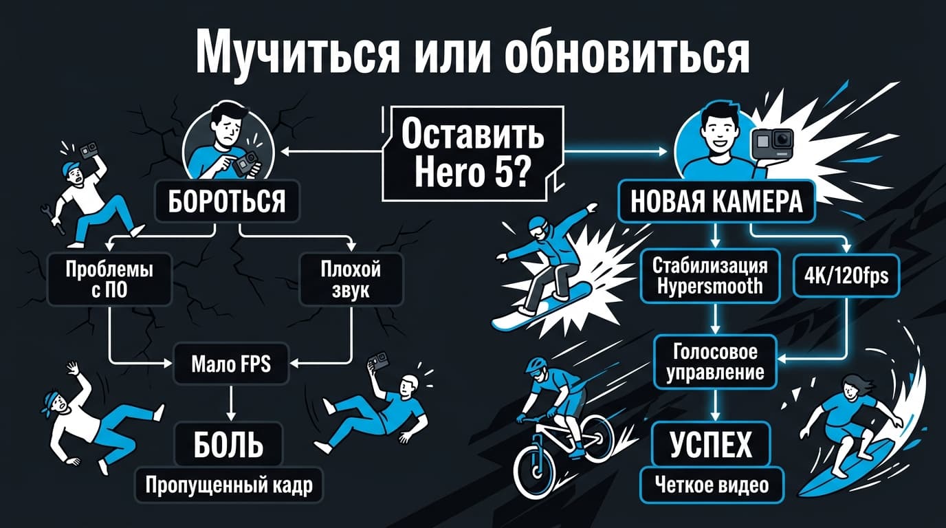 Как использовать GoPro Hero 5 как веб-камеру без HDMI: честный разбор — фото 3