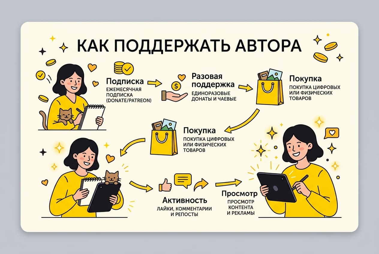 Как оплатить Buy Me a Coffee из России в 2026 году: без зарубежной карты — фото 2