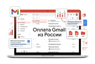 Как оплатить Gmail из России в 2026 году: место и подписки почты без зарубежной карты