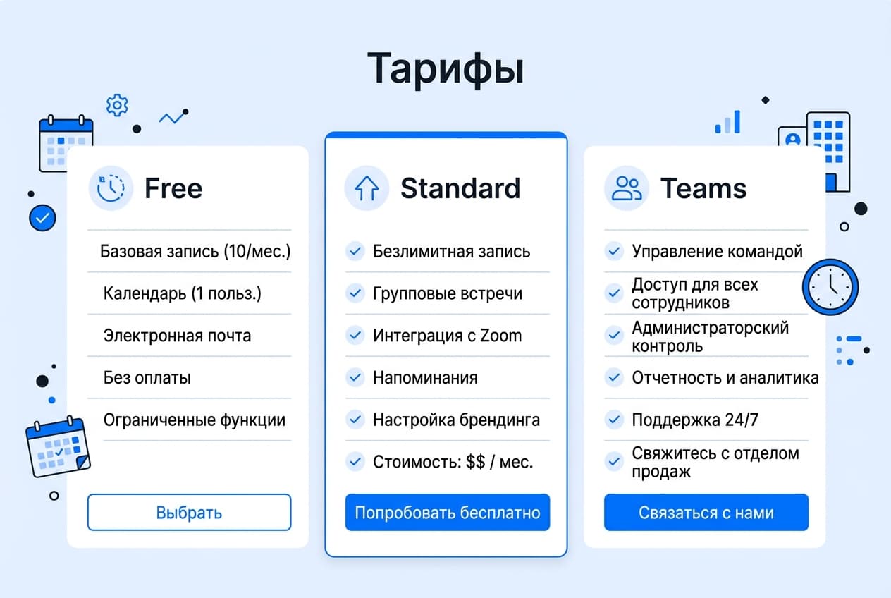 Как оформить подписку Calendly из России в 2026 году: без зарубежной карты — фото 2