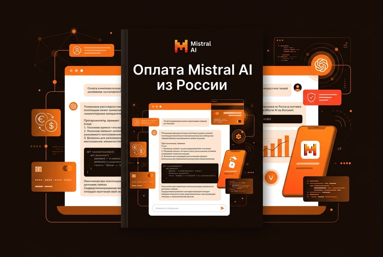 Как оформить подписку Mistral AI из России в 2026 году: без зарубежной карты