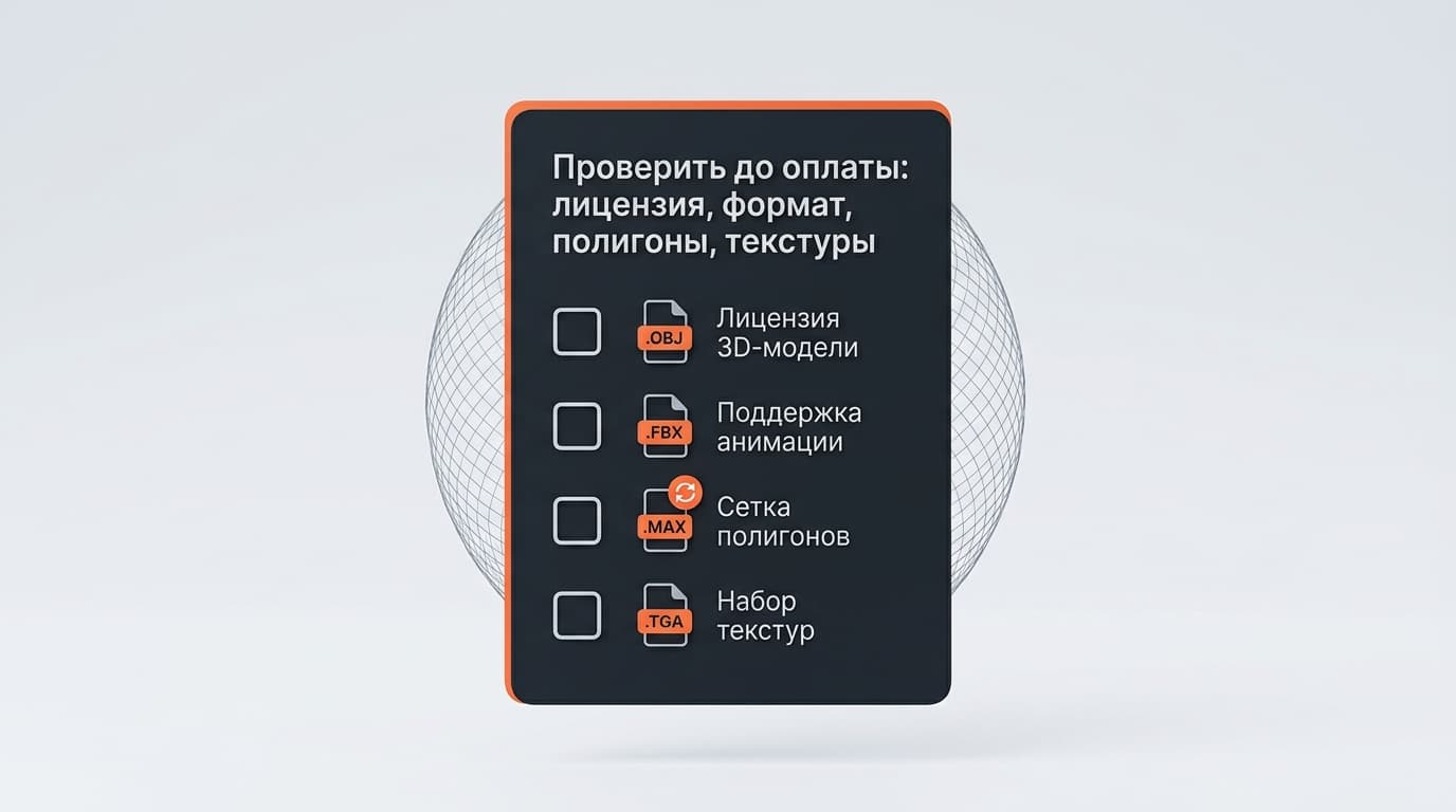 Как купить 3D-модели на CGTrader из России в 2026 году: лицензии, форматы и оплата — фото 4