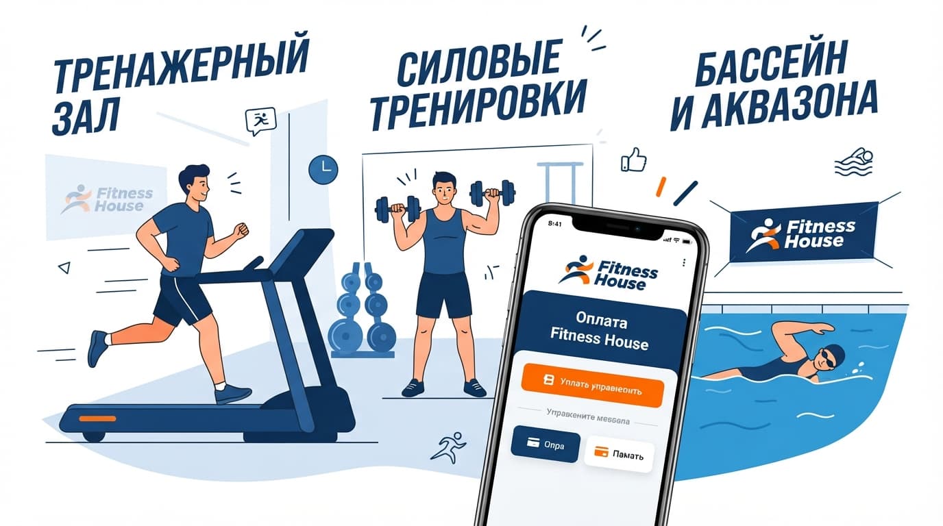Fitness House: как оплатить подписку в 2026 году