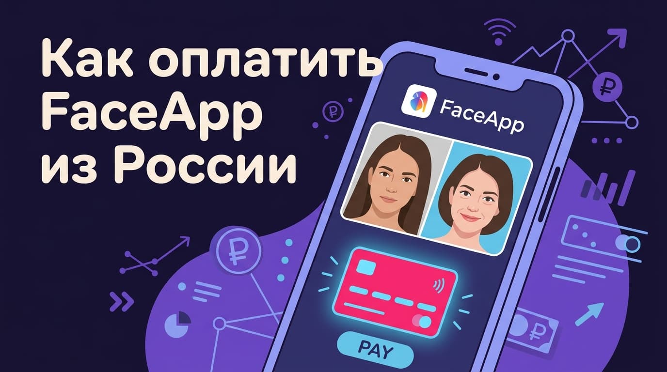 FaceApp Pro из России в 2026 году: почему карта не проходит и как всё-таки оплатить